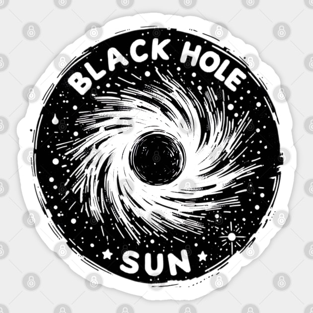 Black Hole Sun Sticker by Dead Galaxy